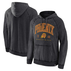 Phoenix Suns Foul Trouble Snow Wash Raglan Pullover Hoodie Heather Charcoal
