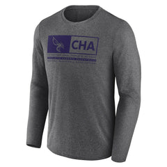 Charlotte Hornets Three-Point Play T-Shirt Heather Charcoal