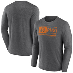 Phoenix Suns Three-Point Play T-Shirt Heather Charcoal