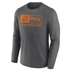 Phoenix Suns Three-Point Play T-Shirt Heather Charcoal