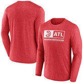 Atlanta Hawks Three-Point Play T-Shirt Heather Red