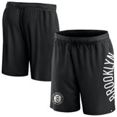 Brooklyn Nets Post Up Mesh Shorts Black
