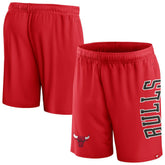 Chicago Bulls Post Up Mesh Shorts Red