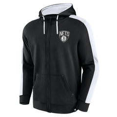 Brooklyn Nets Rainbow Shot Full-Zip Hoodie Black