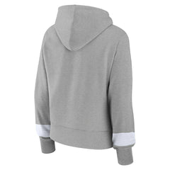 Brooklyn Nets Women's Halftime Pullover Hoodie Heather Gray