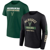 Milwaukee Bucks Two-Pack Just Net Combo Set Hunter Green/Black