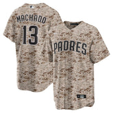 MLB Manny Machado San Diego Padres Nike USMC Alternate Replica Player Jersey - Camo
