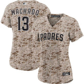 MLB Manny Machado San Diego Padres Nike Women's USMC Alternate Replica Player Jersey - Camo
