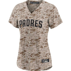 MLB Manny Machado San Diego Padres Nike Women's USMC Alternate Replica Player Jersey - Camo