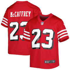 NFL Christian McCaffrey San Francisco 49ers Youth Game Jersey - Scarlet