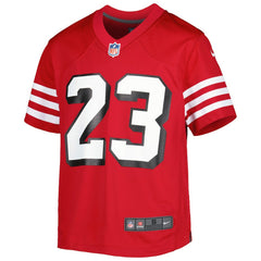 NFL Christian McCaffrey San Francisco 49ers Youth Game Jersey - Scarlet