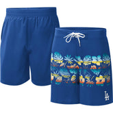 Los Angeles Dodgers G-III Sports by Carl Banks Breeze Volley Swim Shorts - Royal Shorts