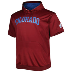 NHL Nathan MacKinnon Colorado Avalanche Fanatics Big & Tall Name & Number Pullover Hoodie - Burgundy
