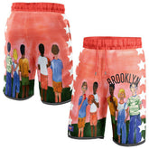 Brooklyn Nets NBA & KidSuper Studios Unisex Hometown Shorts Black