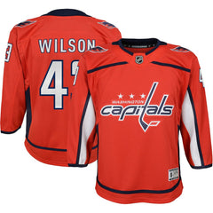 NHL Tom Wilson Washington Capitals Youth 2022/23 Premier Player Jersey - Red