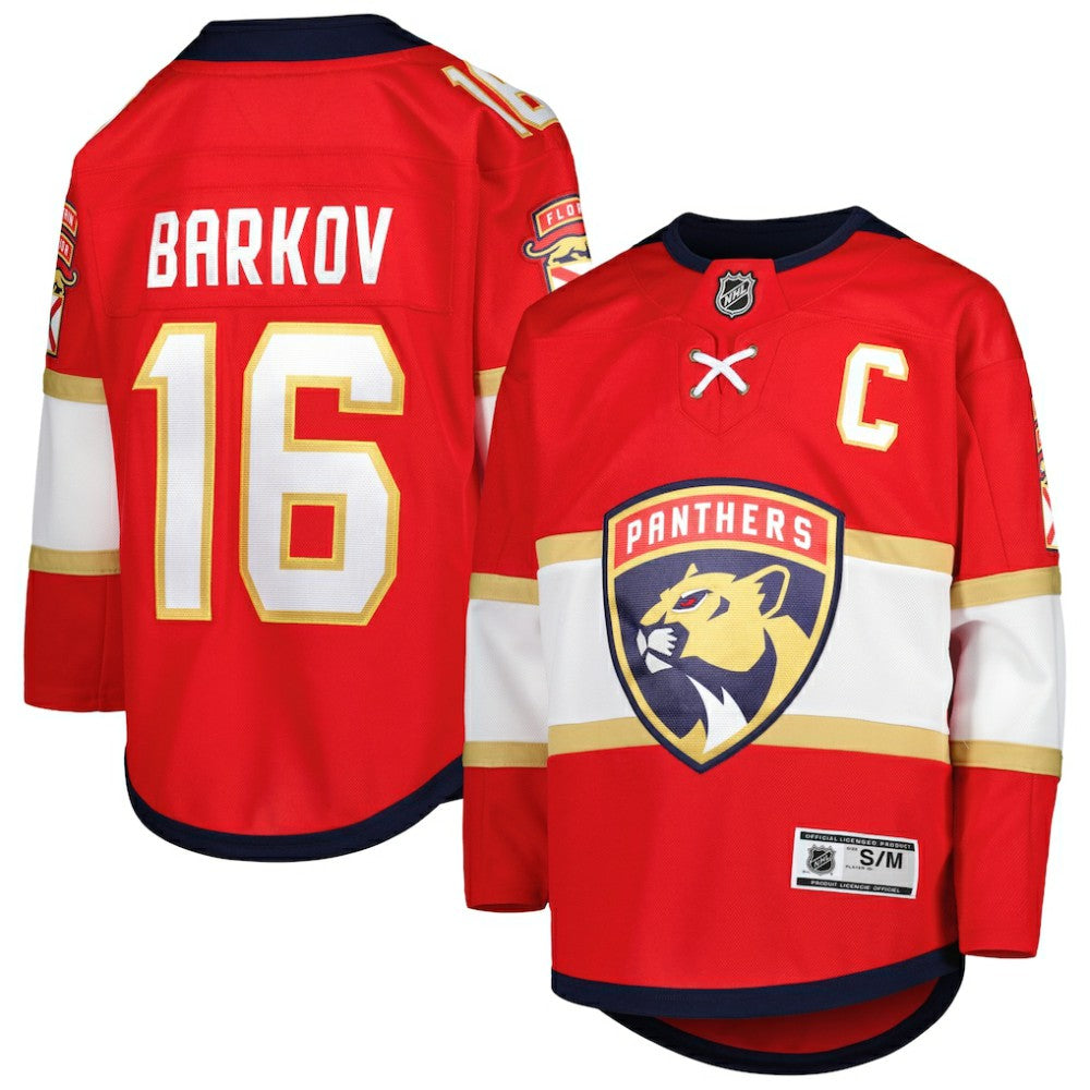NHL Aleksander Barkov Florida Panthers Youth Home Premier Player Jersey - Red
