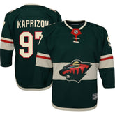 NHL Kirill Kaprizov Minnesota Wild Youth Home Premier Player Jersey - Green