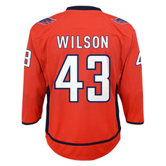 NHL Tom Wilson Washington Capitals Youth Home Replica Player Jersey - Red