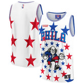 NBA Philadelphia 76ers NBA & KidSuper Studios Unisex Hometown Jersey - White