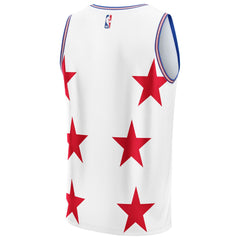 NBA Philadelphia 76ers NBA & KidSuper Studios Unisex Hometown Jersey - White