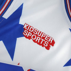 NBA Philadelphia 76ers NBA & KidSuper Studios Unisex Hometown Jersey - White