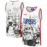 LA Clippers NBA & KidSuper Studios Unisex Hometown Jersey Gray