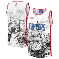 NBA LA Clippers NBA & KidSuper Studios Unisex Hometown Jersey - Gray