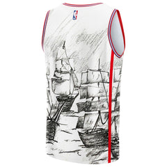 NBA LA Clippers NBA & KidSuper Studios Unisex Hometown Jersey - Gray