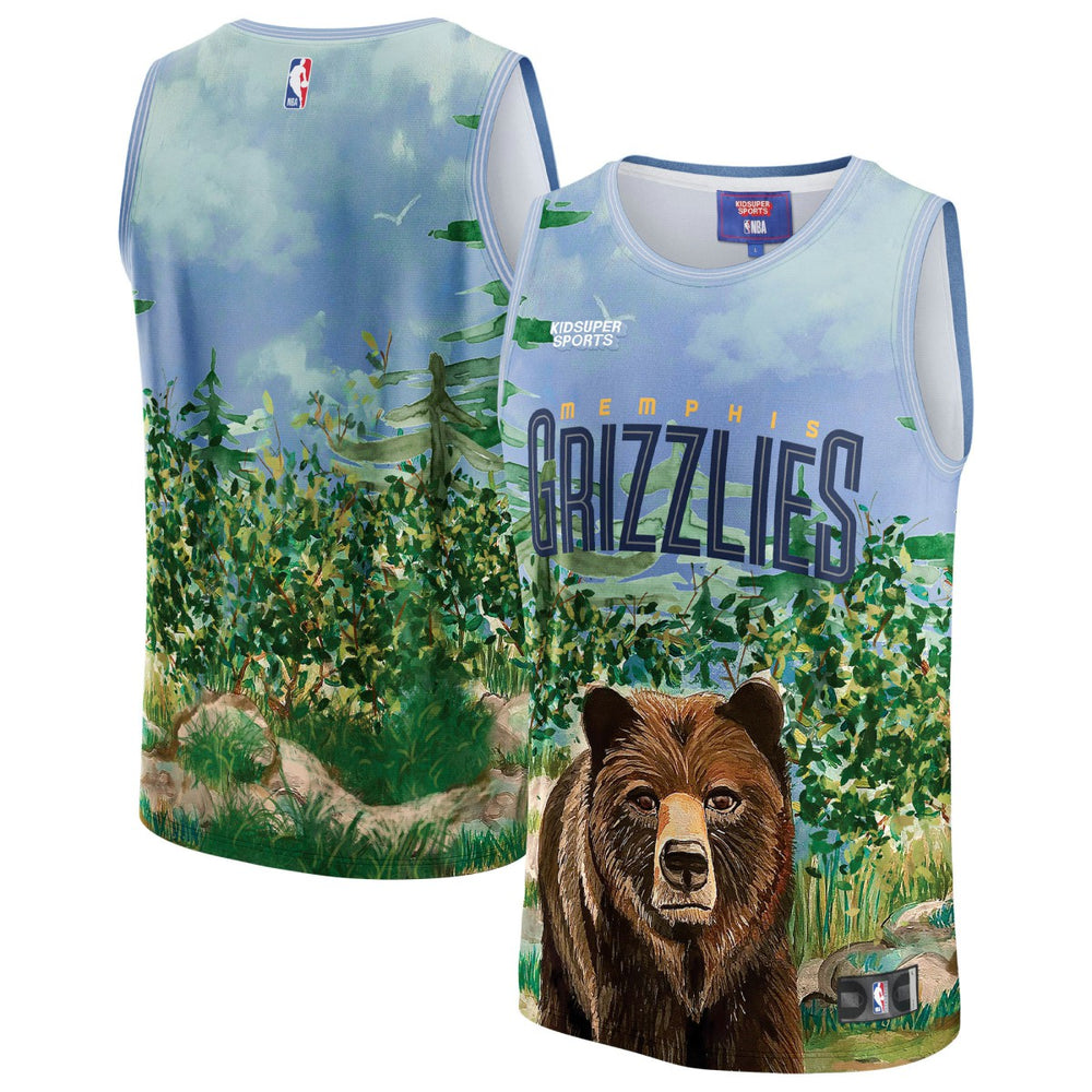 NBA Memphis Grizzlies NBA & KidSuper Studios Unisex Hometown Jersey - Teal