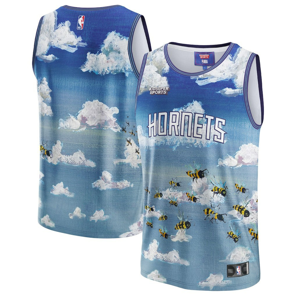 NBA Charlotte Hornets NBA & KidSuper Studios Unisex Hometown Jersey - Blue
