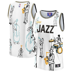 NBA Utah Jazz NBA & KidSuper Studios Unisex Hometown Jersey - White