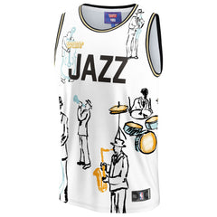 Utah Jazz NBA & KidSuper Studios Unisex Hometown Jersey White