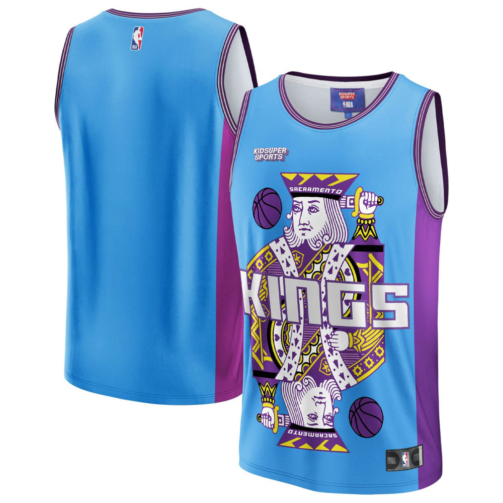 NBA Sacramento Kings NBA & KidSuper Studios Unisex Hometown Jersey - Blue