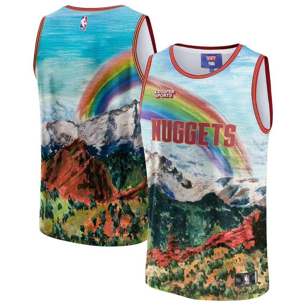 NBA Denver Nuggets NBA & KidSuper Studios Unisex Hometown Jersey sale - Blue