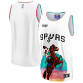 NBA San Antonio Spurs NBA & KidSuper Studios Unisex Hometown Jersey - White