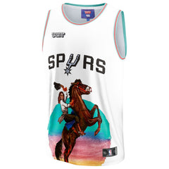 NBA San Antonio Spurs NBA & KidSuper Studios Unisex Hometown Jersey - White