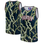 NBA Oklahoma City Thunder NBA & KidSuper Studios Unisex Hometown Jersey - Black