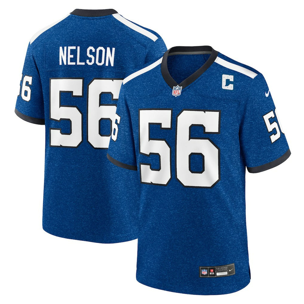 NFL Quenton Nelson Indianapolis Colts Indiana Nights Alternate Game Jersey - Royal