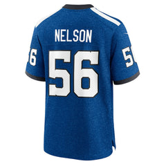 NFL Quenton Nelson Indianapolis Colts Indiana Nights Alternate Game Jersey - Royal