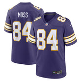 NFL Randy Moss Minnesota Vikings Classic Retired Player Game Jersey - Purple