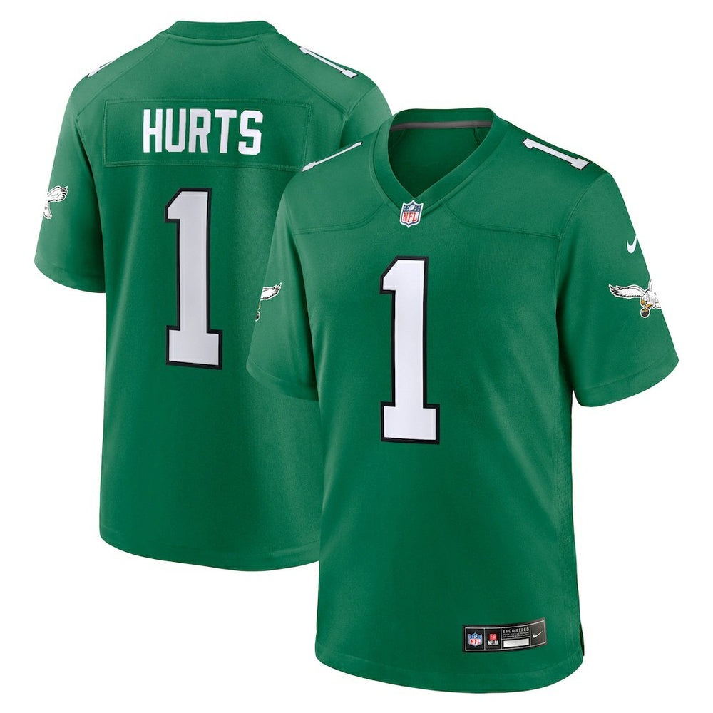 NFL Jalen Hurts Philadelphia Eagles Alternate Game Player Jersey - Kelly Green