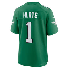 NFL Jalen Hurts Philadelphia Eagles Alternate Game Player Jersey - Kelly Green
