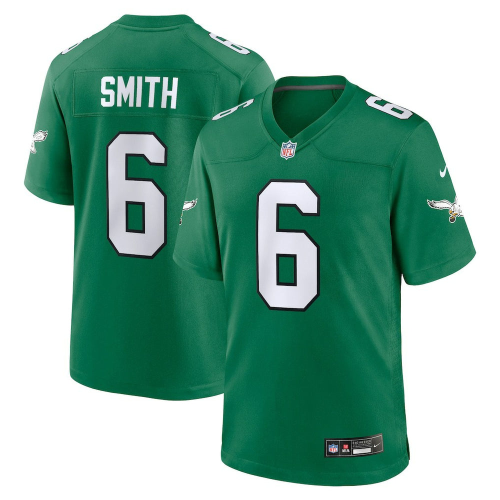DeVonta Smith Philadelphia Eagles Alternate Game Player Jersey Kelly Green