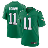 NFL A.J. Brown Philadelphia Eagles Alternate Game Player Jersey - Kelly Green