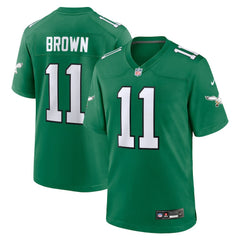 NFL A.J. Brown Philadelphia Eagles Alternate Game Player Jersey - Kelly Green