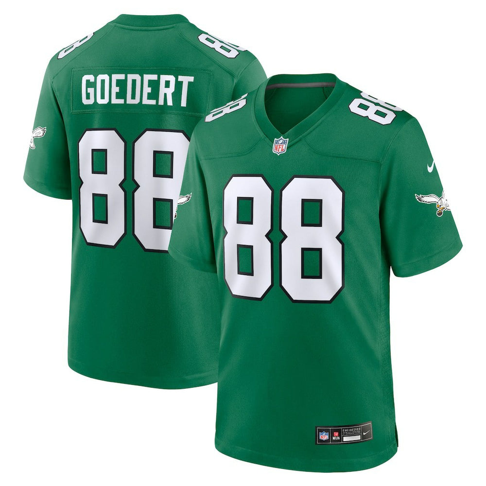 NFL Dallas Goedert Philadelphia Eagles Alternate Game Player Jersey - Kelly Green