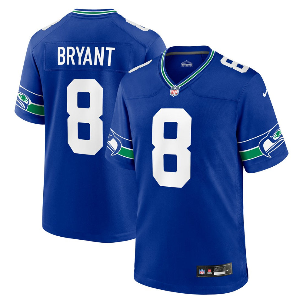 Coby Bryant Seattle Seahawks Throwback Player Game Jersey Royal