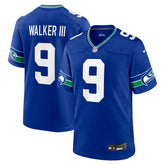 Kenneth Walker III Seattle Seahawks Throwback Player Game Jersey Royal