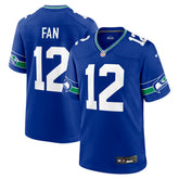 NFL 12s Seattle Seahawks Throwback Player Game Jersey - Royal