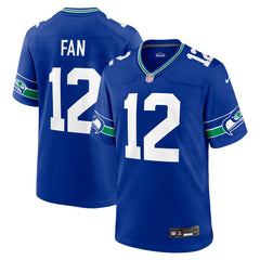 NFL 12s Seattle Seahawks Throwback Player Game Jersey - Royal